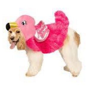 Rubles Let Shop Pink Flaningo Dog Costume, size L